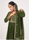 Embroidered Work Faux Georgette Palazzo Designer Salwar Suit - 2