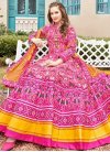 Silk Woven Work Readymade Classic Gown - 2