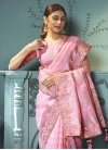 Embroidered Work Cotton Silk Trendy Classic Saree - 1