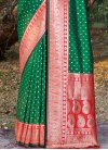 Green and Red Trendy Classic Saree - 2