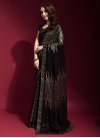 Lace Work Faux Georgette Trendy Classic Saree - 3