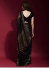 Lace Work Faux Georgette Trendy Classic Saree - 2