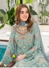 Embroidered Work Pakistani Straight Salwar Suit - 1