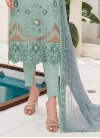 Embroidered Work Pakistani Straight Salwar Suit - 2