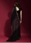 Lace Work Faux Georgette Designer Contemporary Style Saree - 2