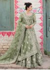 Net Embroidered Work Long Length Anarkali Salwar Suit - 2
