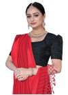 Georgette Satin Traditional Designer Saree For Casual - 2