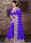 Charming Art Silk Embroidered Work Traditional Saree - 2