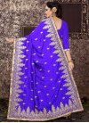 Charming Art Silk Embroidered Work Traditional Saree - 1
