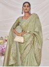 Fancy Fabric Sequins Work Designer Traditional Saree - 1