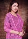Hot Pink and Violet Traditional Designer Saree For Ceremonial - 1