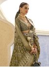 Silk Blend Traditional Designer Saree For Festival - 1