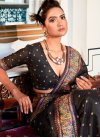 Silk Blend Designer Traditional Saree For Ceremonial - 1