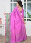 Banarasi Silk Thread Work Trendy Saree - 2