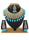 Lordly Diamond Work Jewellery Set For Festival - 1