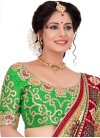 Cream and Maroon Banarasi Silk Trendy Classic Saree For Festival - 2