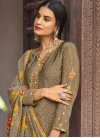 Embroidered Work Punjabi Salwar Suit For Ceremonial - 1