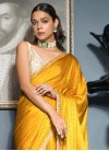 Satin Silk Traditional Designer Saree For Ceremonial - 1