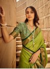 Handloom Silk Print Work Trendy Classic Saree - 3