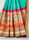 Absorbing Banarasi Silk Lace Work Traditional Saree - 1