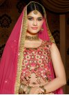Fashionable  Peach and Rose Pink Trendy Lehenga Choli For Party - 1