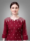 Embroidered Work Cotton Blend Readymade Designer Salwar Suit - 3
