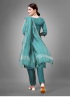 Cotton Blend Embroidered Work Readymade Designer Salwar Suit - 3