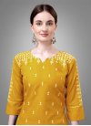 Embroidered Work Cotton Blend Readymade Designer Salwar Suit - 3