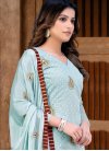 Art Silk  Palazzo Salwar Suit For Ceremonial - 1