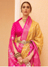 Silk Blend Trendy Classic Saree - 1