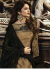 Jennifer Winget Satin Silk Floor Length Anarkali Salwar Suit - 2