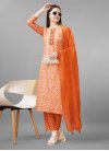 Print Work Readymade Designer Salwar Suit - 4