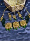 Majestic Alloy Gold Rodium Polish Jewellery Set For Ceremonial - 1
