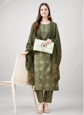 Print Work Readymade Salwar Kameez