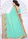 Faux Georgette Embroidered Work Trendy Classic Saree - 2