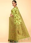 Raw Silk Contemporary Style Saree - 1