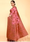 Raw Silk Woven Work Designer Traditional Saree - 2