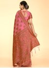 Raw Silk Woven Work Designer Traditional Saree - 1