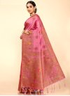 Woven Work Raw Silk Contemporary Style Saree For Ceremonial - 1