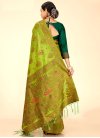 Raw Silk Woven Work Designer Traditional Saree - 3