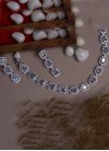 Royal Alloy Diamond Work Jewellery Set - 1