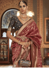Banarasi Silk Woven Work Designer Contemporary Style Saree - 2