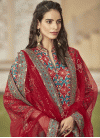 Dola Silk Bandhej Print Work Readymade Trendy Gown - 1