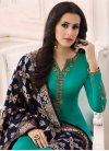 Embroidered Work Trendy Pakistani Salwar Suit For Festival - 1