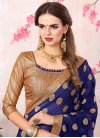 Beads Work Faux Georgette Trendy Saree - 1