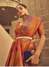 Handloom Silk Woven Work Designer Contemporary Saree - 3