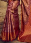 Handloom Silk Woven Work Designer Contemporary Saree - 1