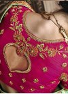 Rose Pink and Sea Green Banarasi Silk Classic Saree - 2
