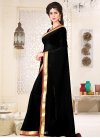 Lace Work Trendy Classic Saree For Casual - 1