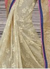 Modest Cream and Hot Pink Half N Half Trendy Saree For Festival - 2